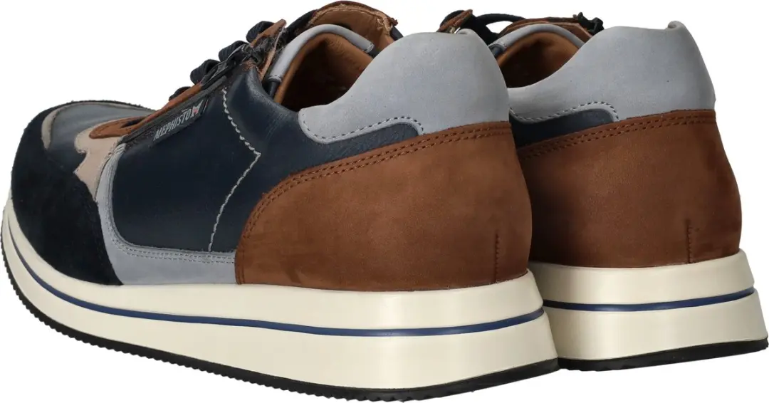 Heren Veterschoenen Mephisto Gilford Blue Blauw - Maat 42 - afbeelding 6 van 6