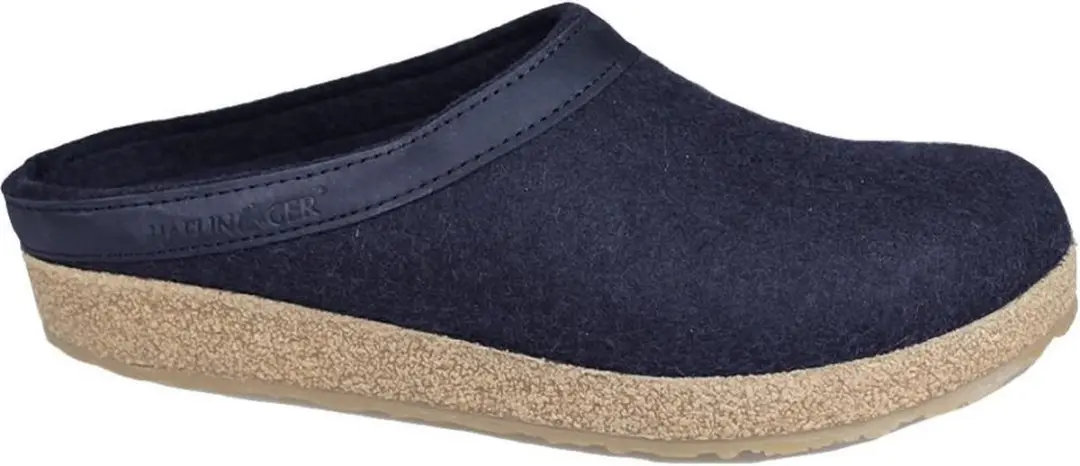 Haflinger Grizzly Torben - Pantoffel Dames - Pantoffel Heren - Blauw - Maat 41 - afbeelding 6 van 6