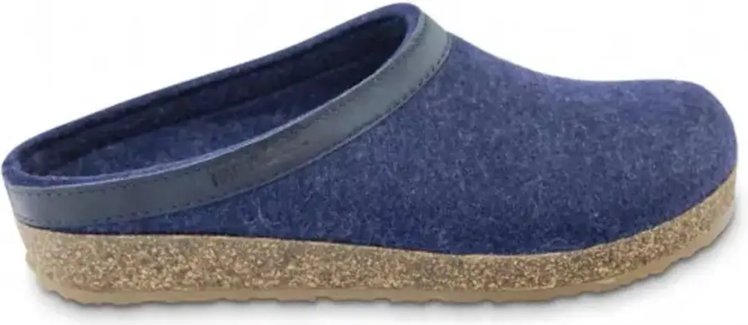 Haflinger Grizzly Torben - Pantoffel Dames - Pantoffel Heren - Blauw - Maat 41 - afbeelding 5 van 6