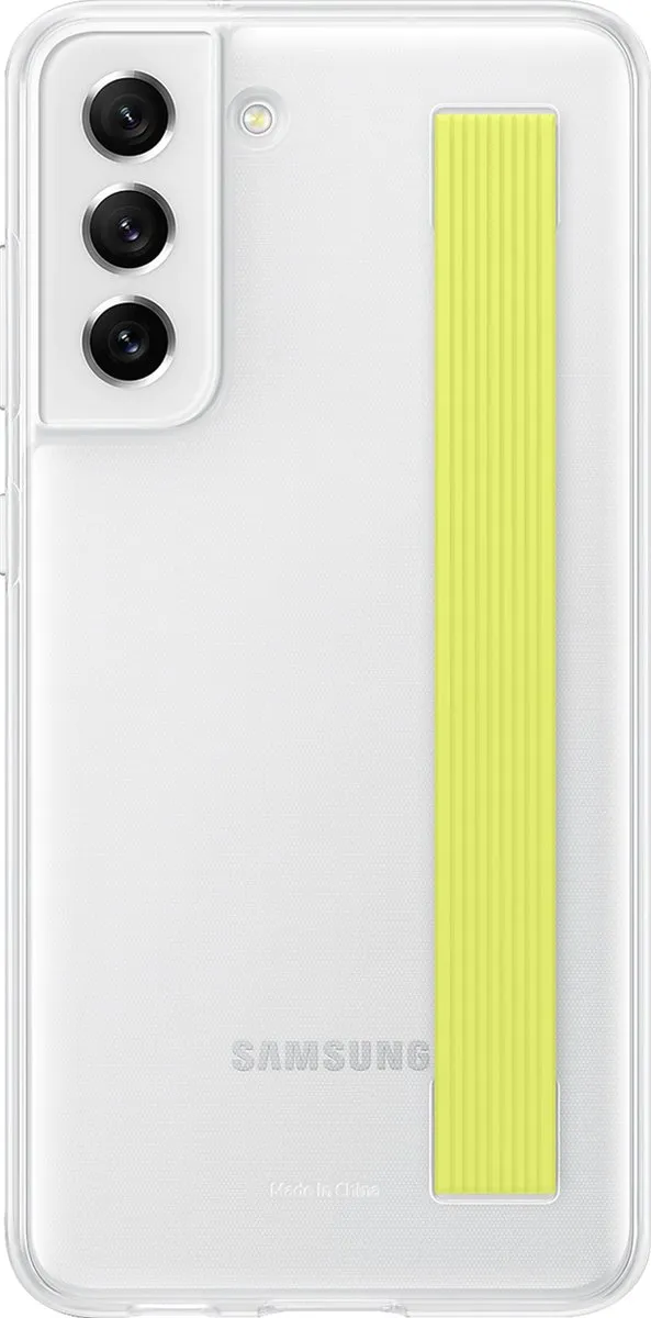 Samsung Slim Strap Hoesje Galaxy S21 FE - Wit - EF-XG990CWEGWW