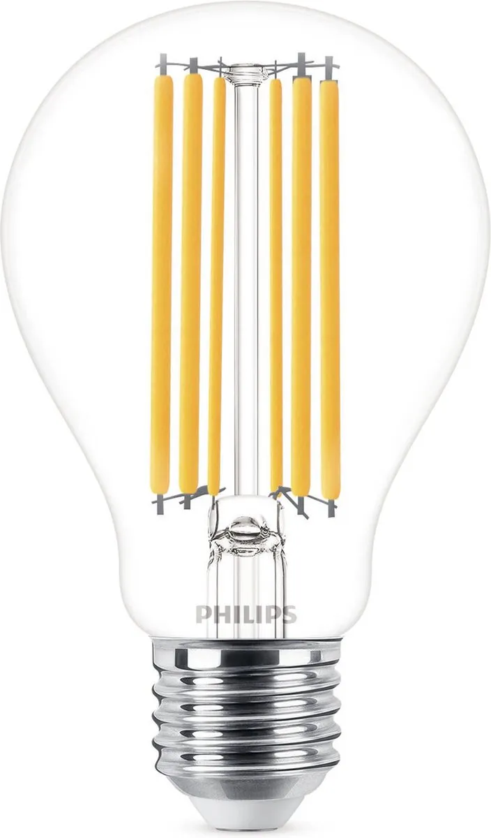 Philips LED Transparante Lamp 13W E27 Warmwit