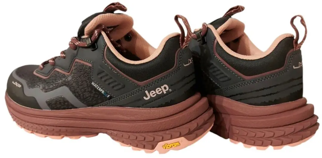 Jeep Veterschoen Tracked JL42670A 055 Grey Grijs Roze Waterproof - afbeelding 4 van 4