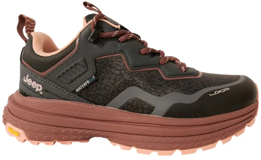 Jeep Veterschoen Tracked JL42670A 055 Grey Grijs Roze Waterproof - afbeelding 2 van 4