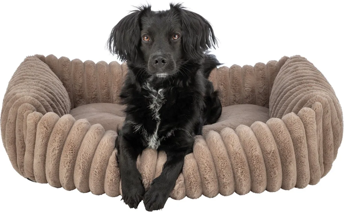 Trixie Hondenmand Lonni Ribfluweel - 65x50cm Lichtbruin