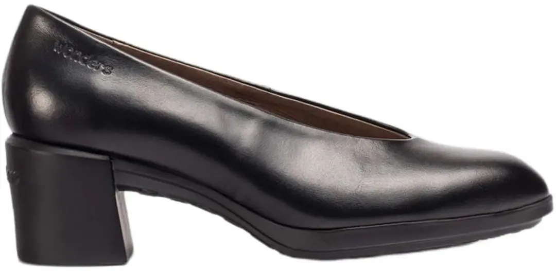 Wonders Reghost 01 - dames pump - Zwart - maat 42 (EU) 9 (UK)