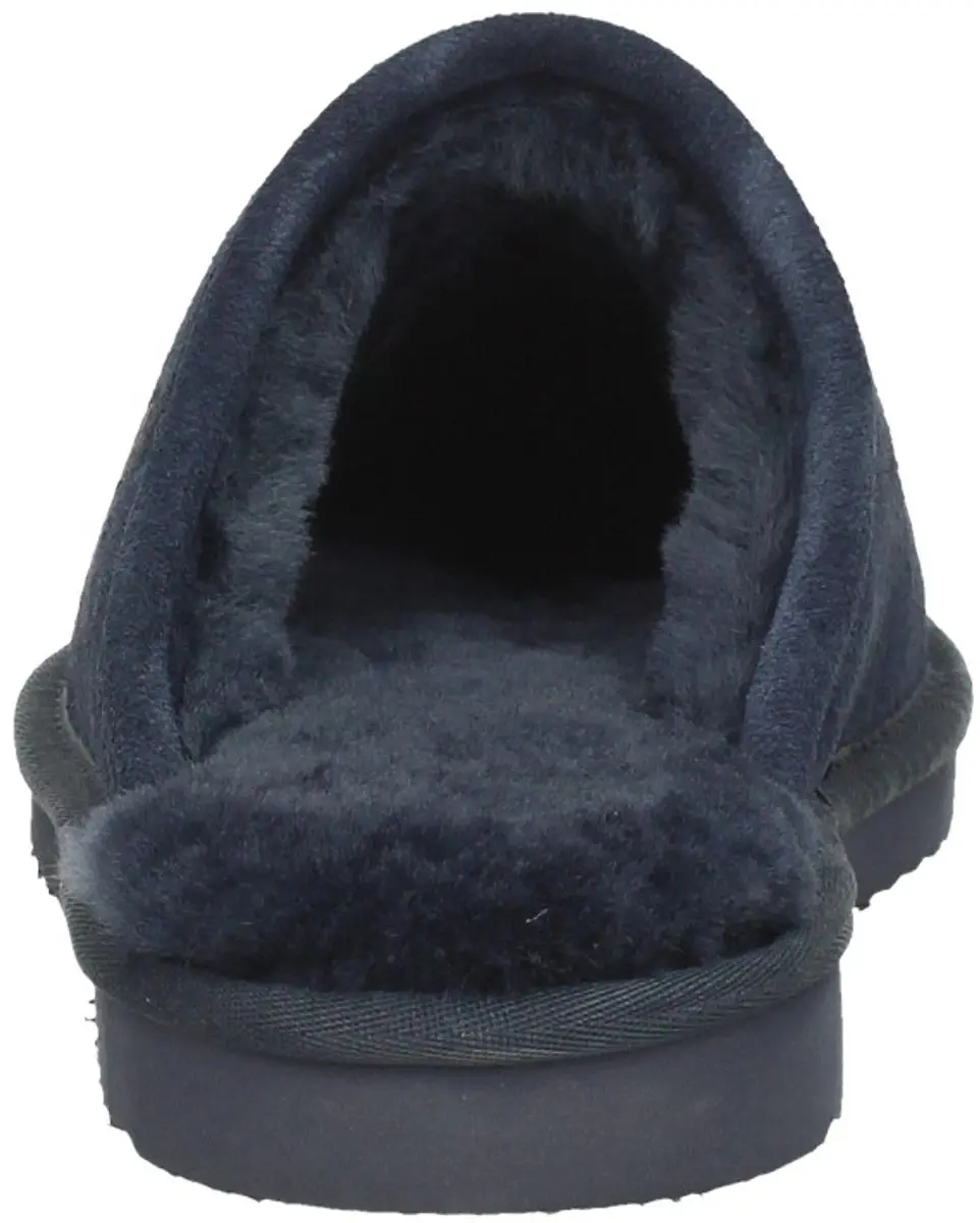 Warmbat Classic Unisex Suede Unisex Sloffen - Donker Marineblauw - afbeelding 6 van 6