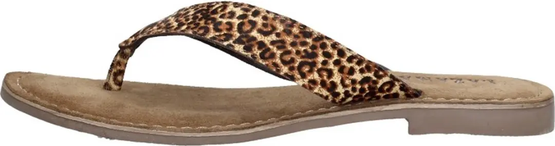 Lazamani Dames slippers Teenslippers - Cognac - Maat 36 - afbeelding 3 van 6