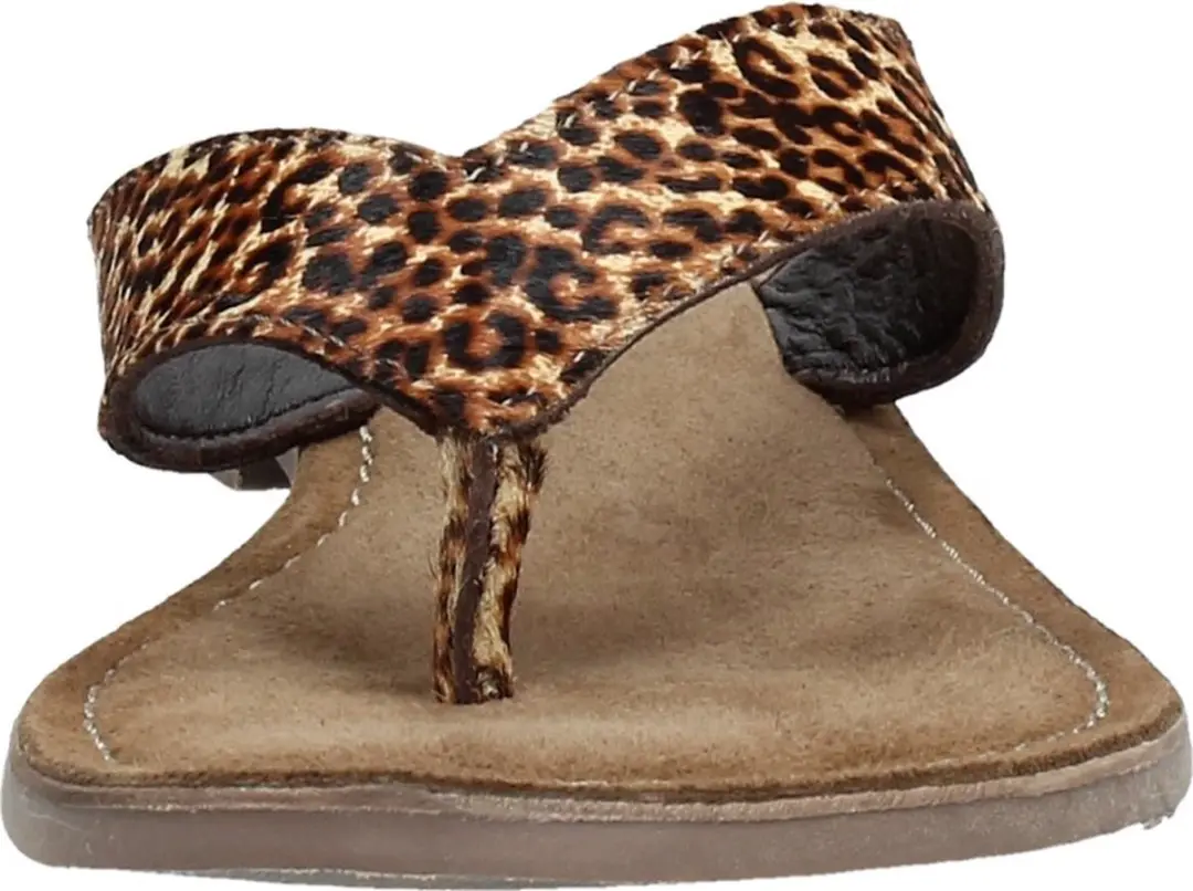 Lazamani Dames slippers Teenslippers - Cognac - Maat 36 - afbeelding 6 van 6