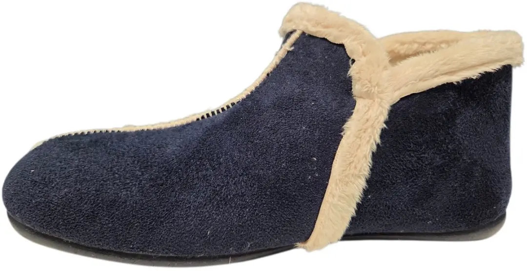 Q-Fit Granada Suede Pantoffels Blauw 42 - afbeelding 4 van 4
