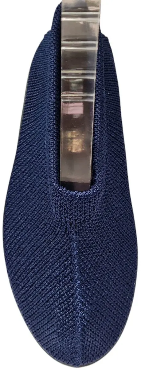 Q Fit Julia Donker Blauwe Dames Pantoffels - Blauw - 40 - afbeelding 2 van 4