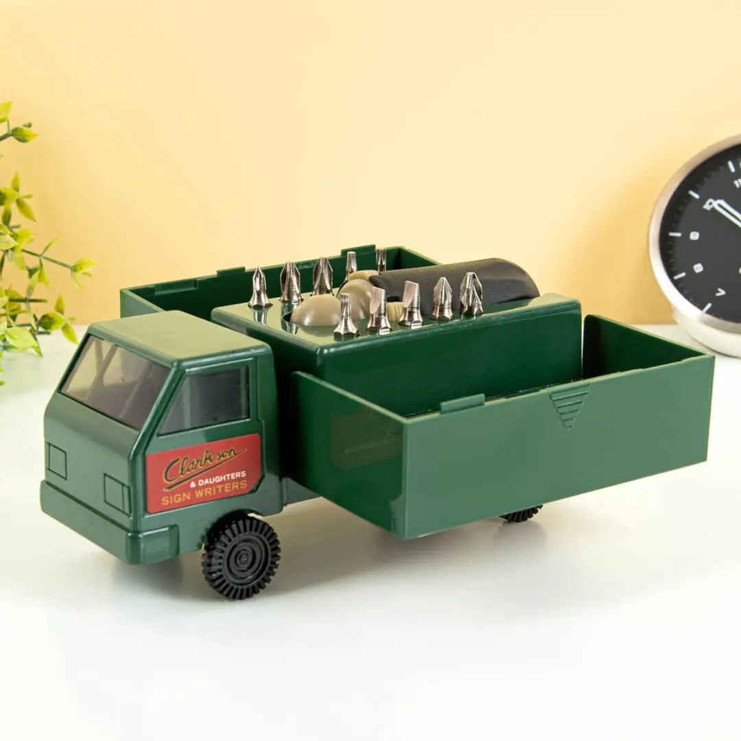 Kikkerland Geereedschapsset met 14 onderdelen - Truck toolkit - Cadeau voor man - afbeelding 5 van 6