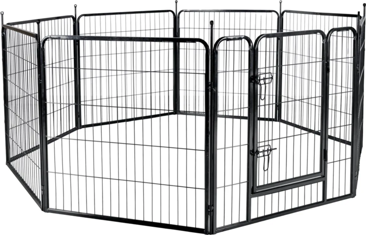 Flamingo Puppyren ZECTA - 205x196x80cm Zwart