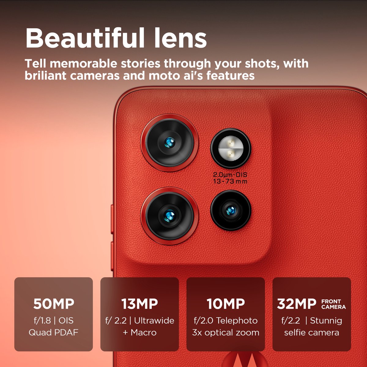 Motorola Edge 50 Neo - 8/256GB - Rood