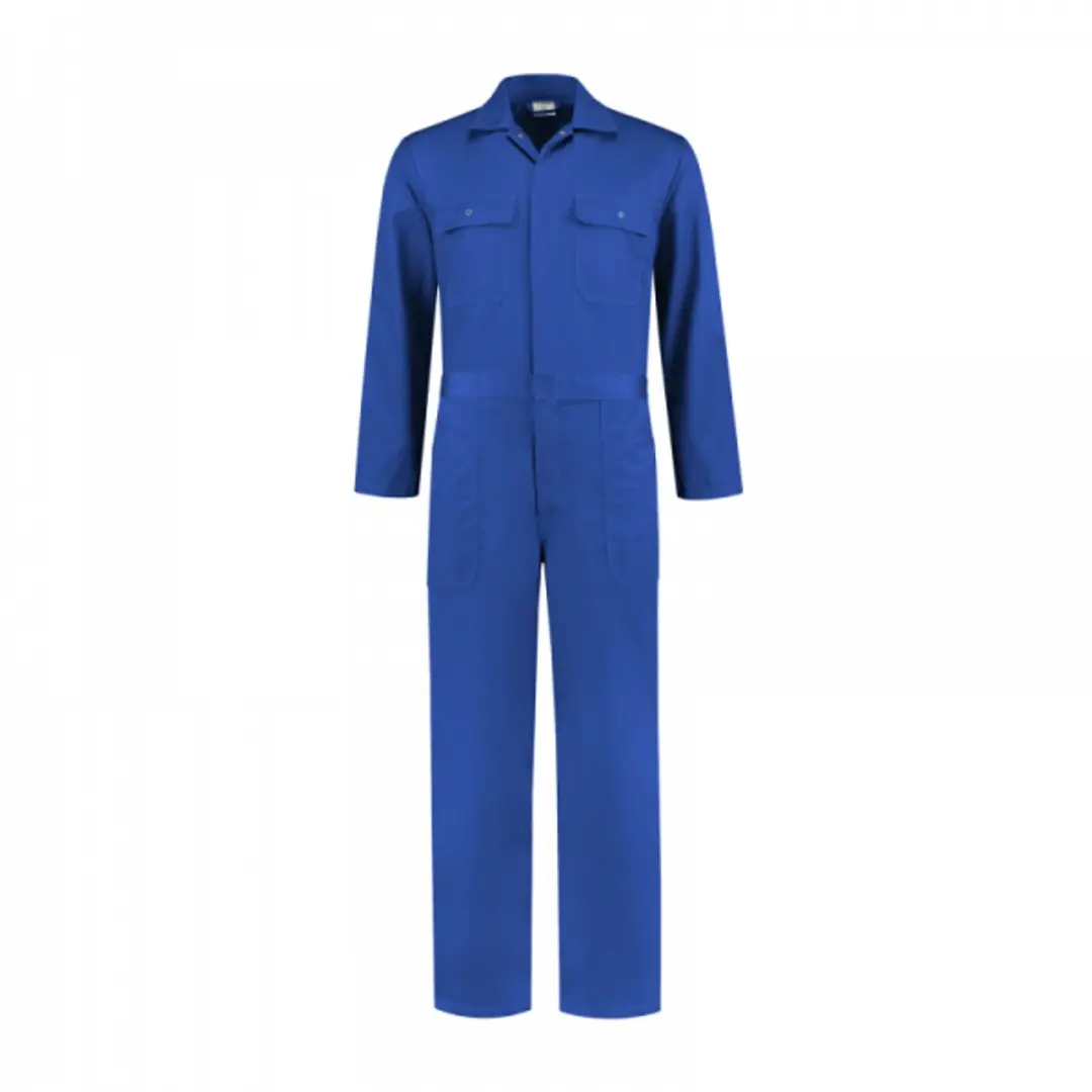 Overall polyester/katoen korenblauw maat 55