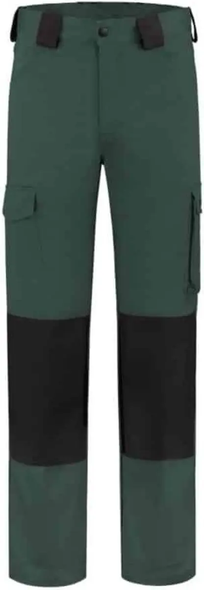 Top Rock Werkbroek WBC6040-006 katoen/poly Flessengroen/Zwart