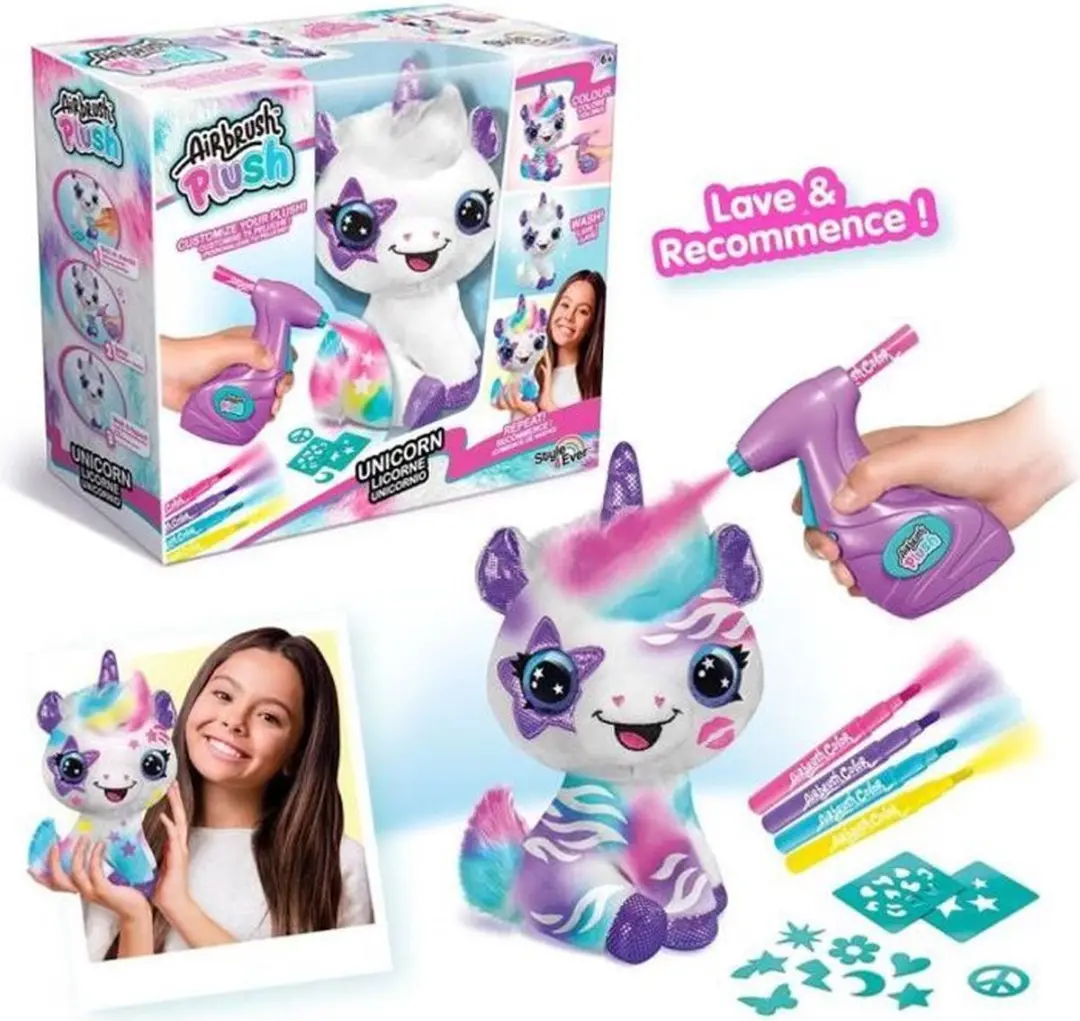 Canal Toys Pluche Eenhoorn Airbrush 2507411 - afbeelding 2 van 6