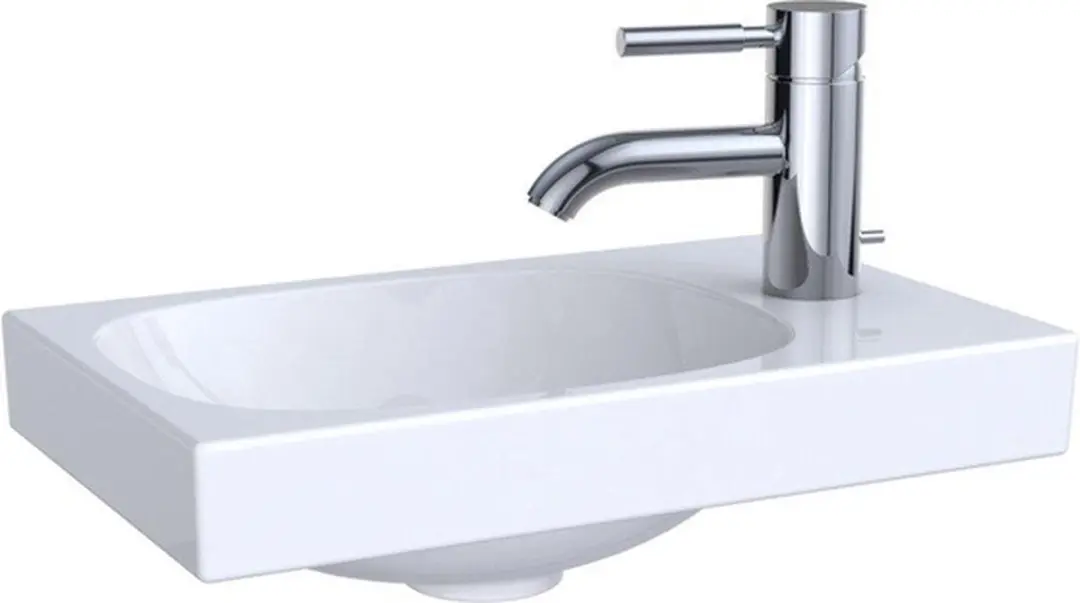 Geberit Acanto fontein 40cm rechts wit - afbeelding 3 van 6