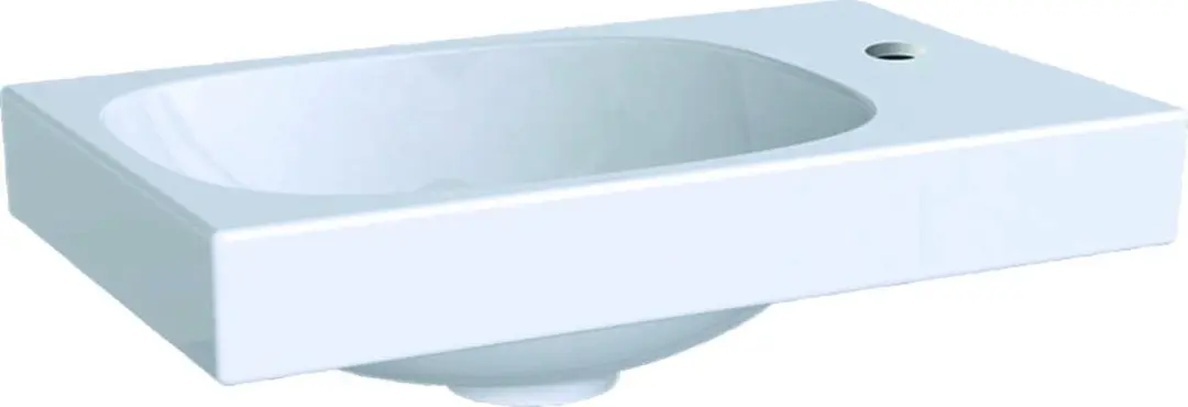 Geberit Acanto fontein 40cm rechts wit