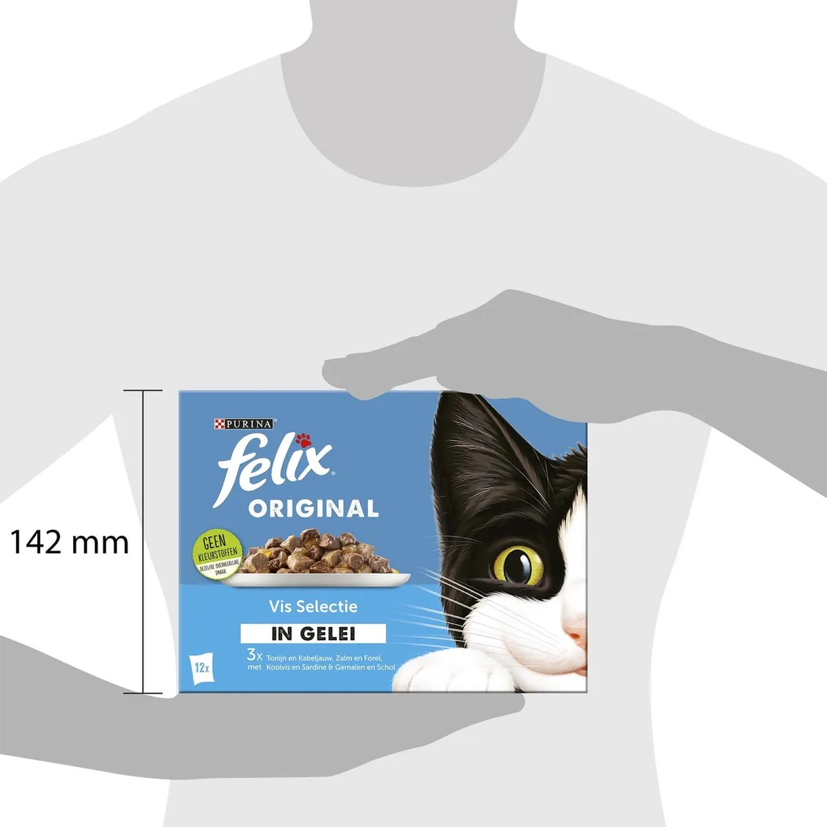 Felix Original Gelei Kattenvoer Vis Selectie 48x85g