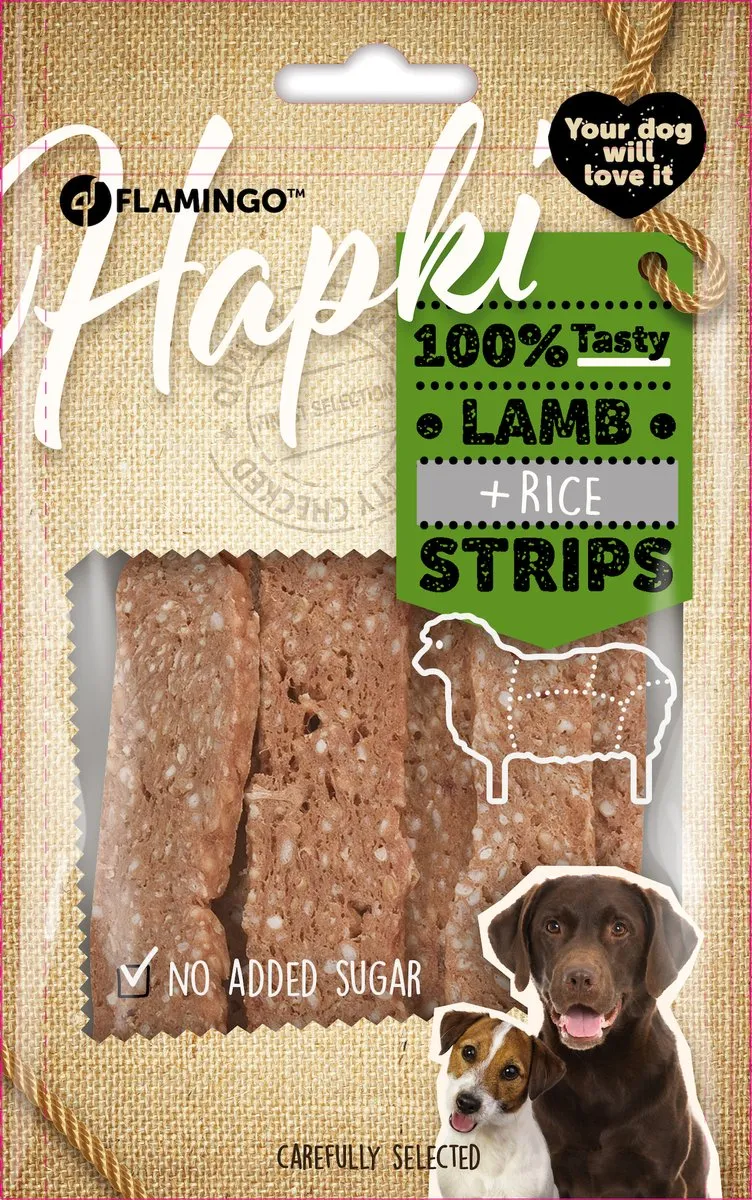 Flamingo Hondensnack Lamb 'n Rice 85g