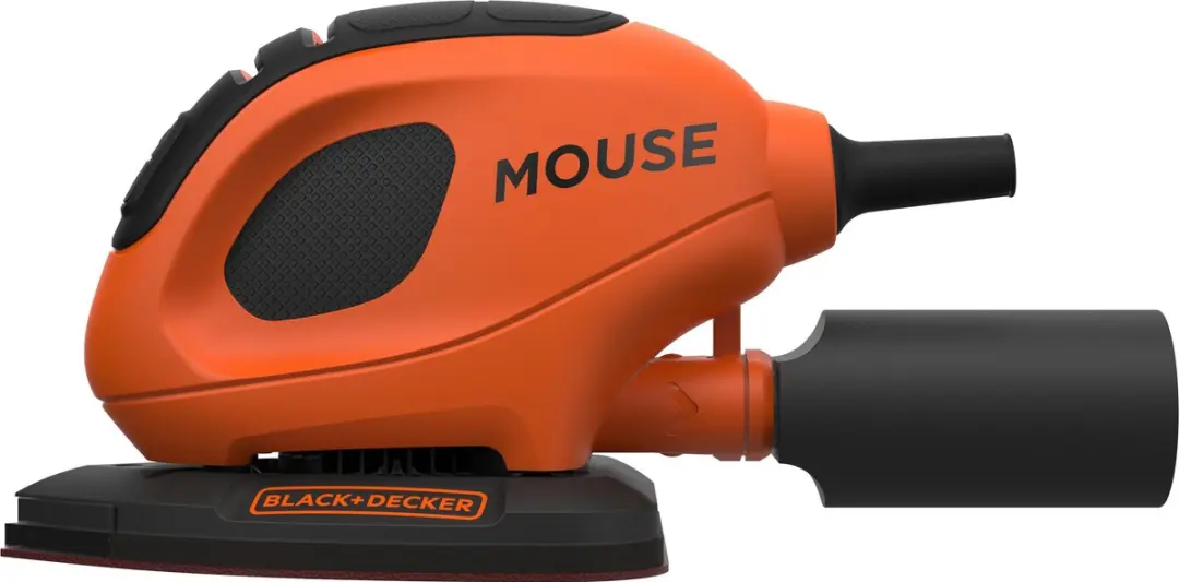 BLACK+DECKER Mouse BEW230-QS detailschuurmachine - 55W - incl. 6 schuurvellen - afbeelding 2 van 5