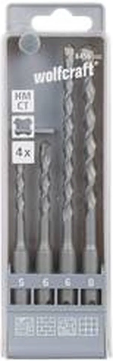 Wolfcraft Betonboorset SDS-plus 6-delig Ø5-10mm