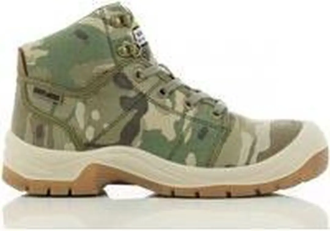 Safety Jogger werkschoenen S1P SRC Desert Camo