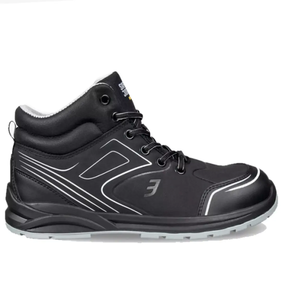 Safety Jogger Cador S3 HOGE Veiligheidsschoen SlipvastSRC-ESD-Waterproof Zwart - Maat 41 - afbeelding 3 van 4