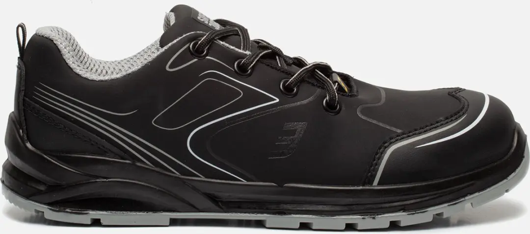 Safety Jogger Cador S3 LAGE Veiligheidsschoen SlipvastSRC-ESD-Waterproof Zwart