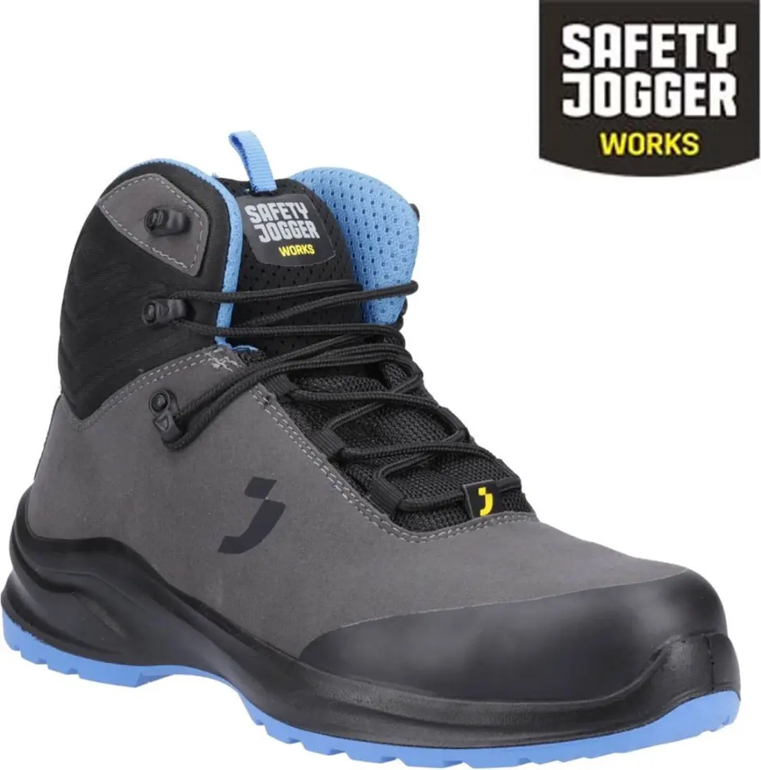 Safety Jogger Modulo S3S Mid Grey Blue Werkschoenen - afbeelding 4 van 6
