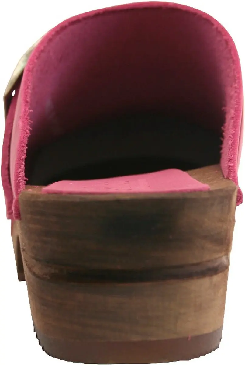 Sanita Clogs Dames Sandalen Wood-Urban Open Fuchsia - afbeelding 2 van 2