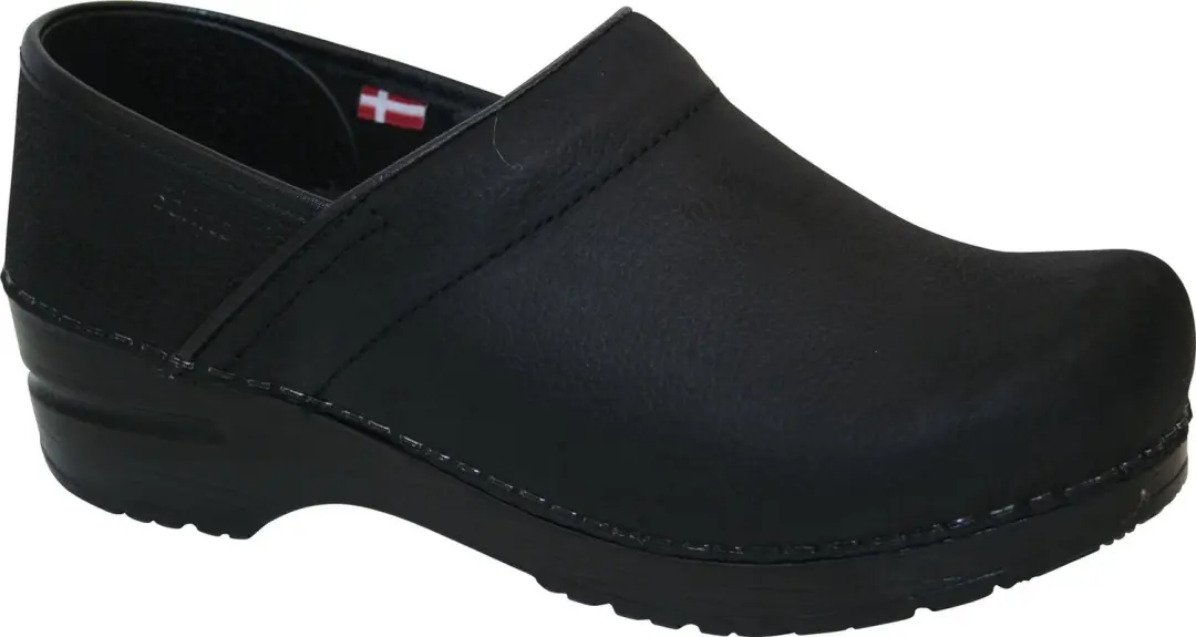 Sanita Gesloten klomp Original-Prof. Textured Oil Black