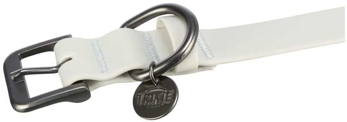 Trixie Halsband CityStyle PVC Lichtgrijs 25-32cm - afbeelding 4 van 5