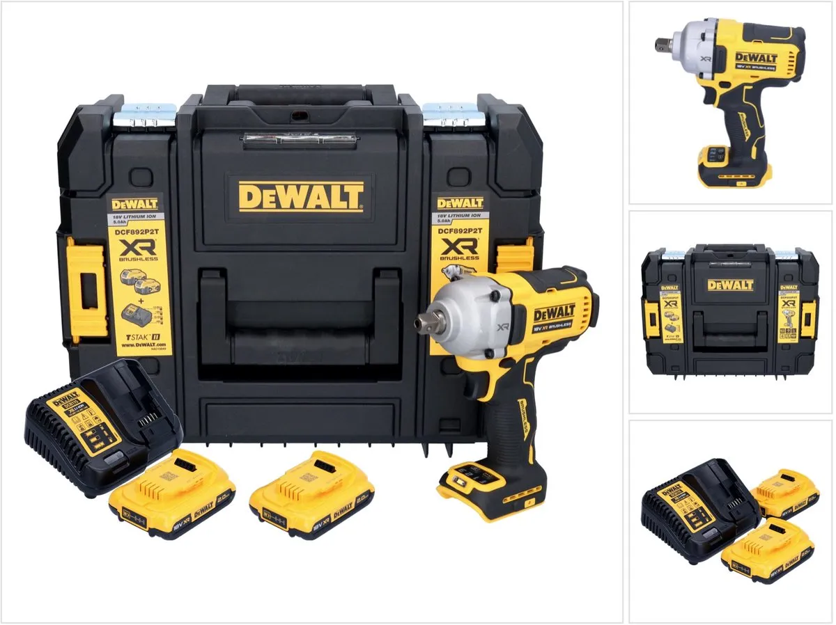 DeWalt DCF892 D2T Accuslagmoersleutel 18V 813Nm