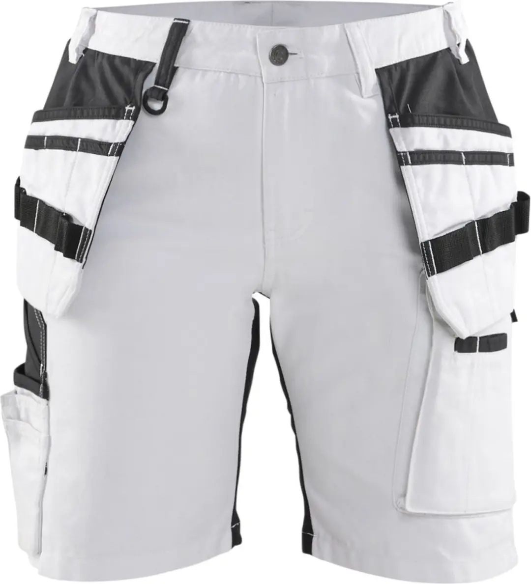Blåkläder 7171-1000 Damesschildersshort Wit/Zwart - afbeelding 2 van 3