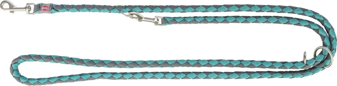 Trixie Hondenriem Cavo Aqua/Grijs