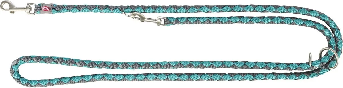 Trixie Hondenriem Cavo Aqua/Grijs