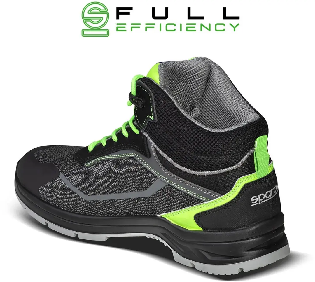 Sparco Werkschoenen S3S - Indy-HE Ranger - Zwart/Groen — black — 43 - afbeelding 3 van 6