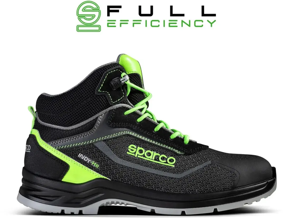 Sparco Werkschoenen S3S - Indy-HE Ranger - Zwart/Groen — black — 43 - afbeelding 2 van 6