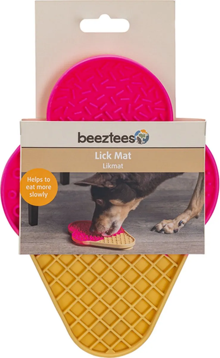 Beeztees Likmat IJsje Hond Silicone Roze