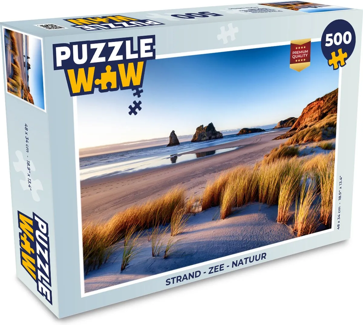 PuzzleWow Strand Natuur Legpuzzel 500 Stuks