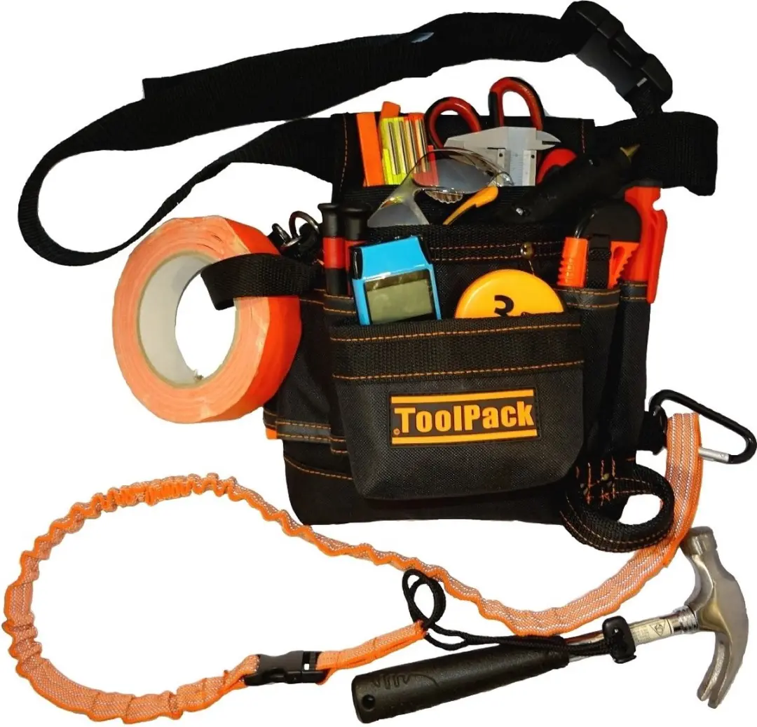 ToolPack Gereedschapsgordel met elastische veiligheidslijn 361.002