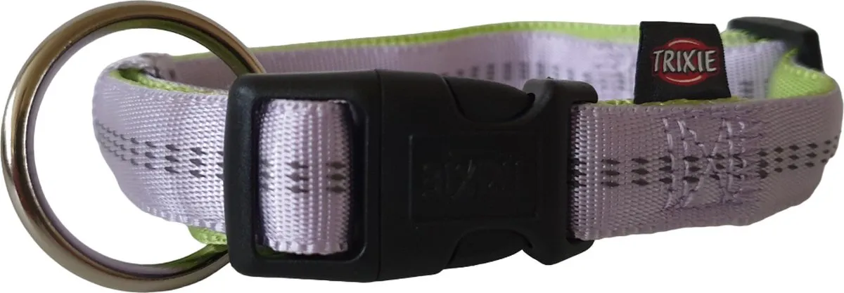 Trixie Softline Elegance Halsband - 35-55cm Lila/ Groen