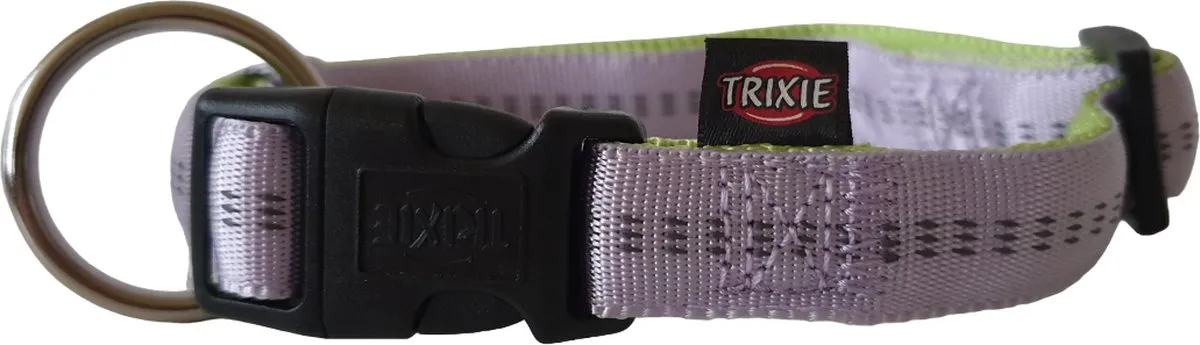Trixie Softline Elegance Halsband - 35-55cm Lila/ Groen