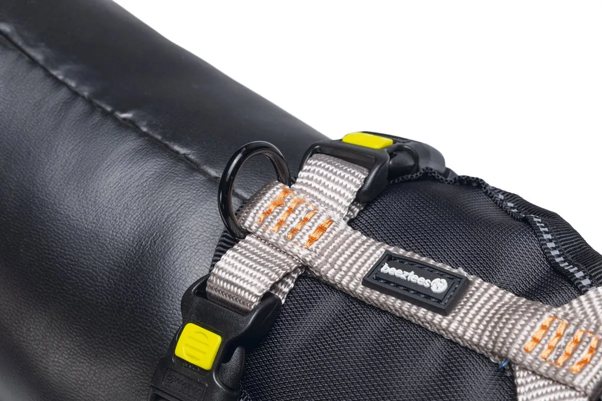 Beeztees Parinca Premium Y-Tuig - Nylon - Lichtgrijs - 37-40cm