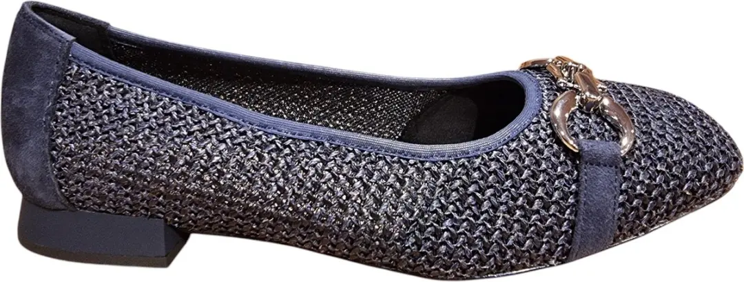 CAPRICE art. 9-22503-42 880 ballerina bitje BLAUW maat 37
