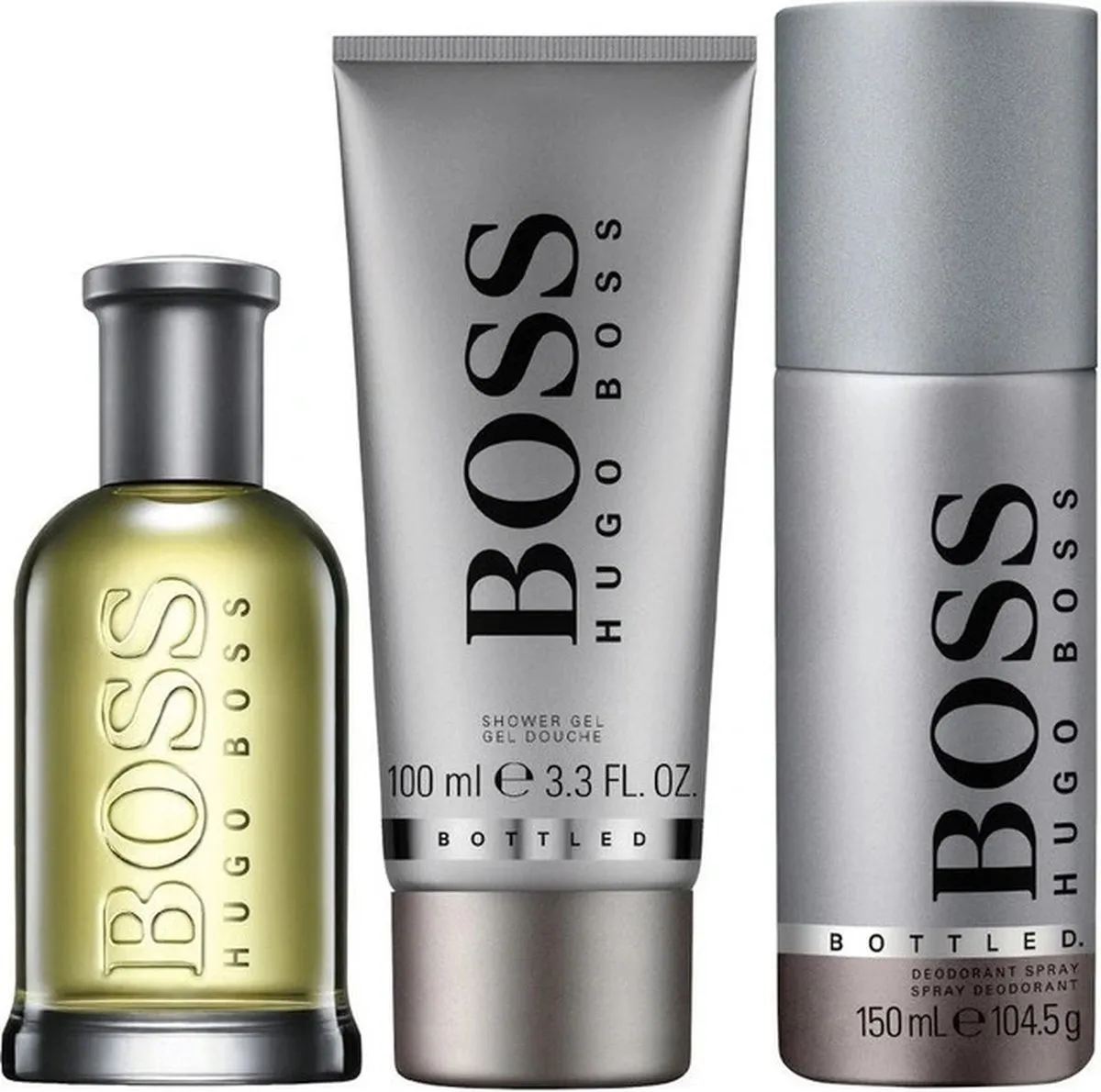 Hugo Boss Bottled Set - 350ml Parfum Douchegel Deo