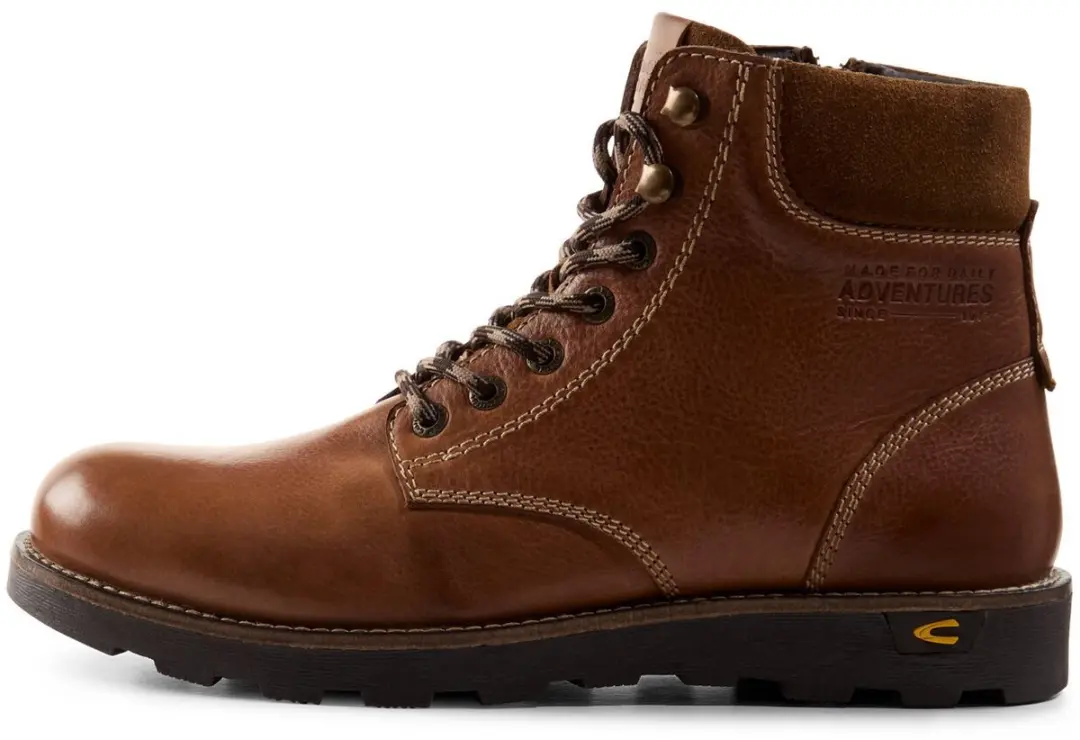 camel active Veterlaars van echt nappaleer