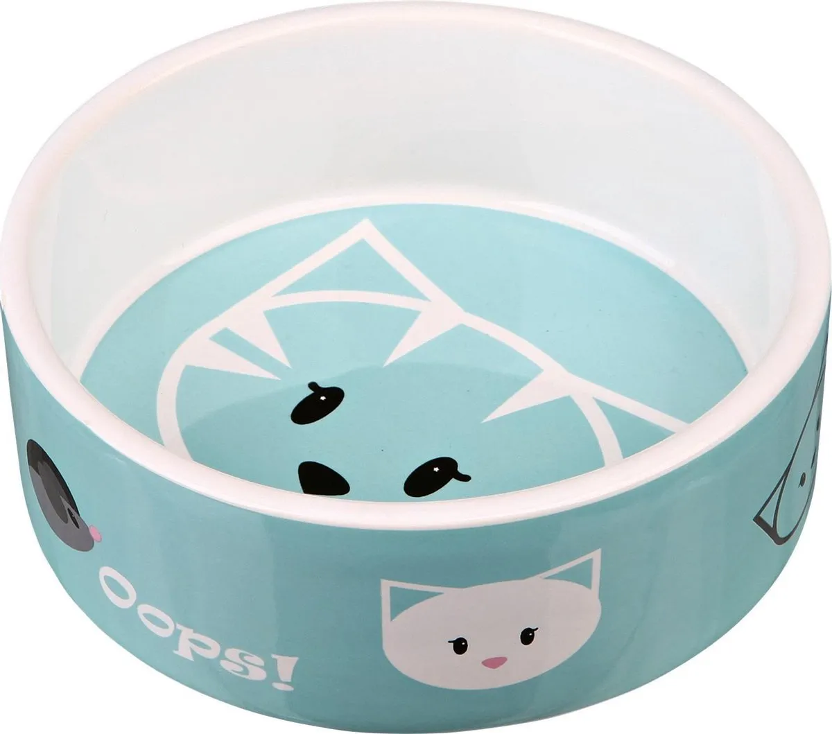 Trixie Mimi Keramiek Voer- en Waterbak - Ø12cm - Gemengd - afbeelding 3 van 5