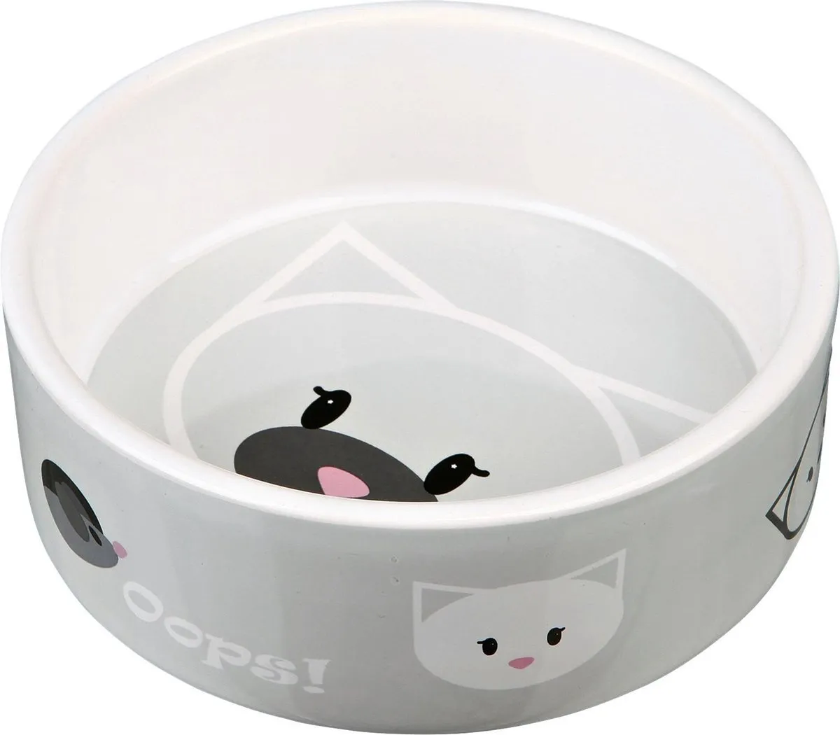 Trixie Mimi Keramiek Voer- en Waterbak - Ø12cm - Gemengd - afbeelding 5 van 5